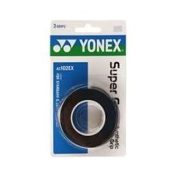 YONEX SUPER GRAP NOIR PACK DE 3