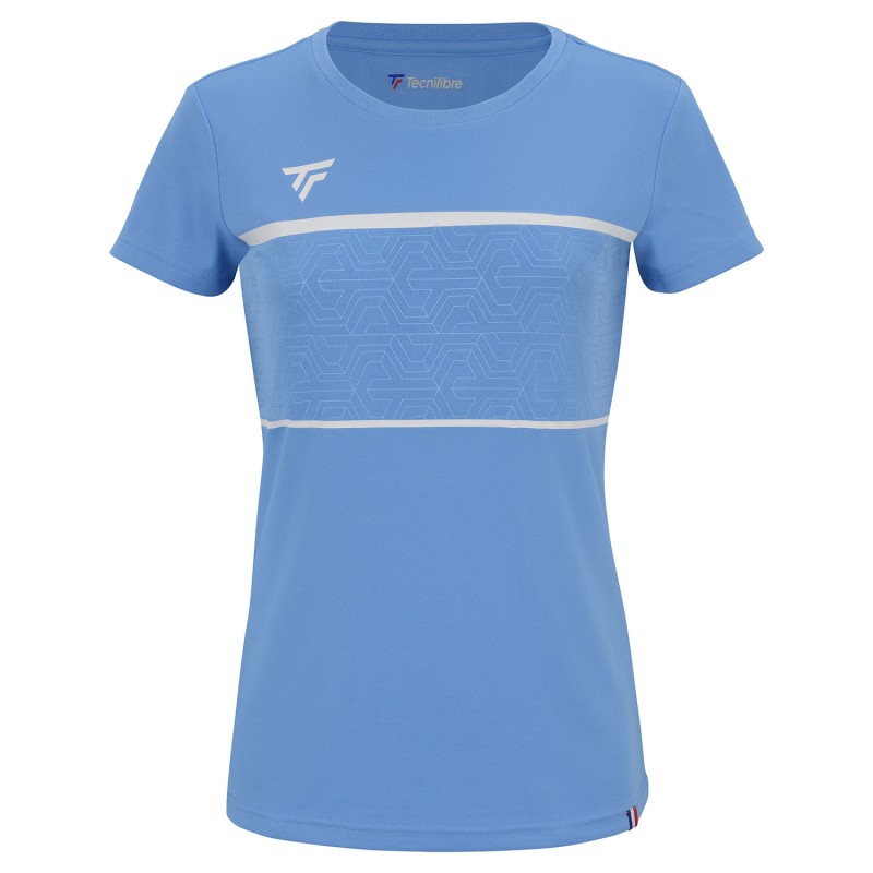 TEAM TECH TEE AZUR FEMME