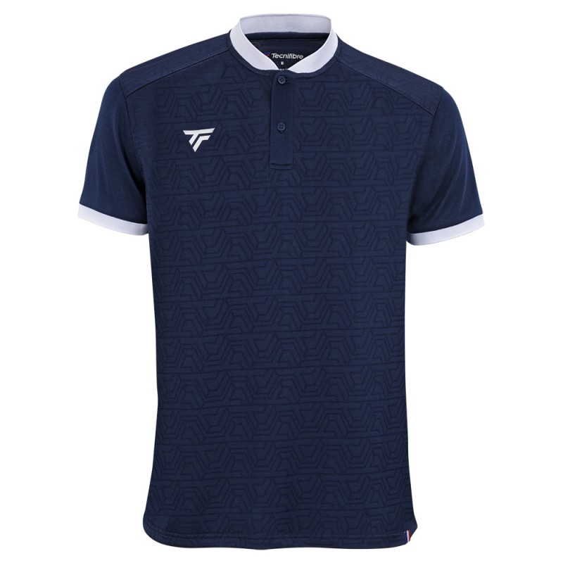POLO TECNIFIBRE TEAM MESH MARINE HOMME