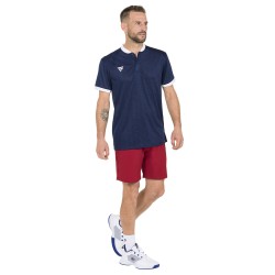 POLO TECNIFIBRE TEAM MESH MARINE HOMME