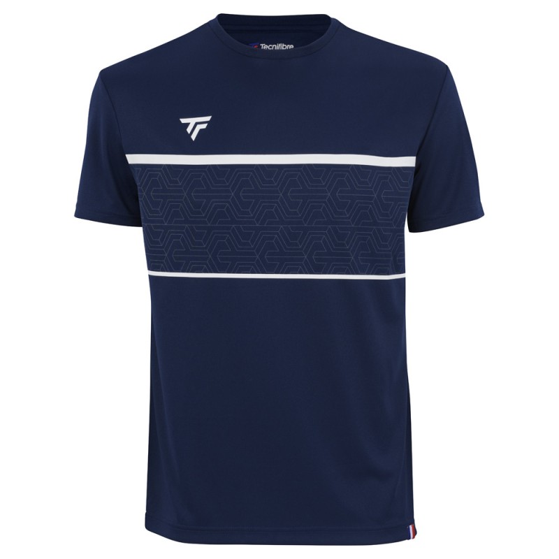 T-SHIRT TECNIFIBRE TEAM TECH TEE MARINE