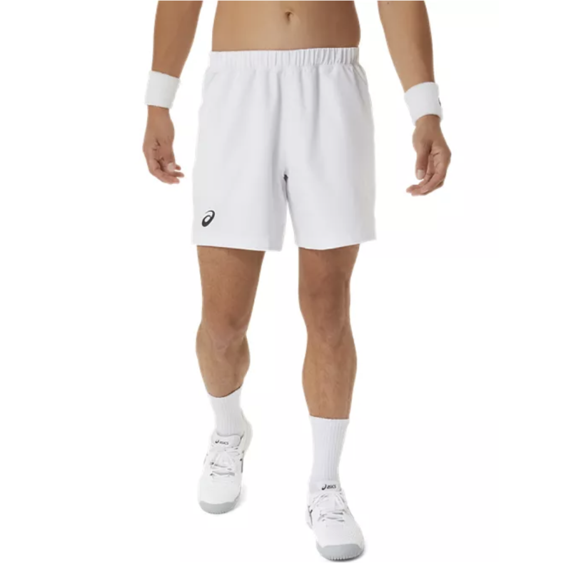 SHORT ASICS HOMME COURT M 7 POUCES WHITE