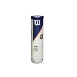 TUBE DE 4 BALLES WILSON ROLAND GARROS ALL COURT