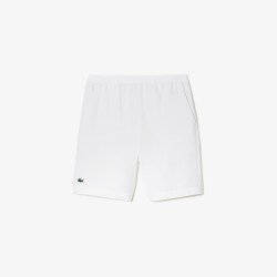 SHORT LACOSTE CORE PERFORMANCE TECHNICAL BLANC