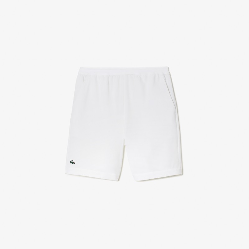 SHORT LACOSTE CORE PERFORMANCE TECHNICAL BLANC