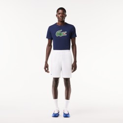 SHORT LACOSTE CORE PERFORMANCE TECHNICAL BLANC