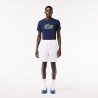 SHORT LACOSTE CORE PERFORMANCE TECHNICAL BLANC