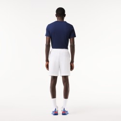 SHORT LACOSTE CORE PERFORMANCE TECHNICAL BLANC