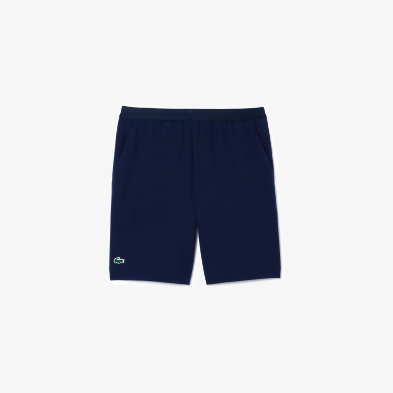 SHORT LACOSTE CORE PERFORMANCE TECHNICAL BLEU MARINE