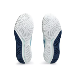 CHAUSSURES DE TENNIS ASICS FEMME GEL RESOLUTION 9 WHITE/TEAL BLUE